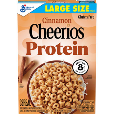 Cheerios Protein Cinnamon Large Size Breakfast Cereal - 11.2 Oz - Image 2