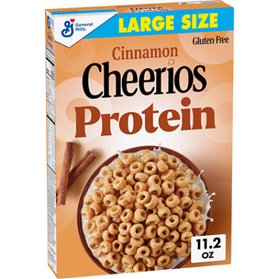 Cheerios Protein Cinnamon Large Size Breakfast Cereal - 11.2 Oz - Image 1