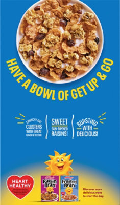 Kellogg's Raisin Bran Crunch Fiber Breakfast Cereal - 24.5 Oz - Image 7
