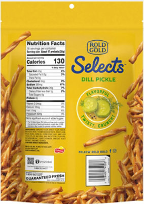 Rold Gold Selects Preztel Twists Oven Baked Dill Pickle - 16 Oz - Image 5