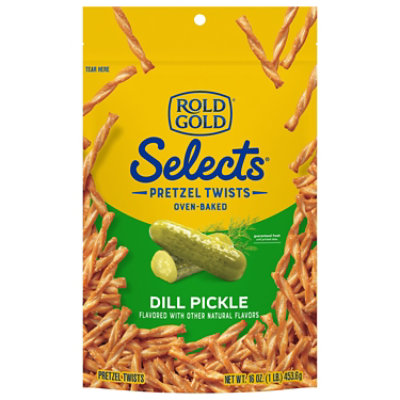 Rold Gold Selects Preztel Twists Oven Baked Dill Pickle - 16 Oz - Image 1