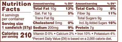 Sunbutter Natural Sandwich Grape Jammie - 2 OZ - Image 2