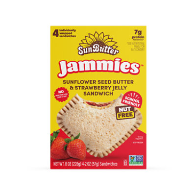 Sunbutter Natural Sandwich Strawberry Jammie - 2 OZ - Image 2