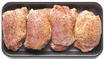Chicken Leg Meat Boneless Lemon Pepper Seasoning - LB - Image 1