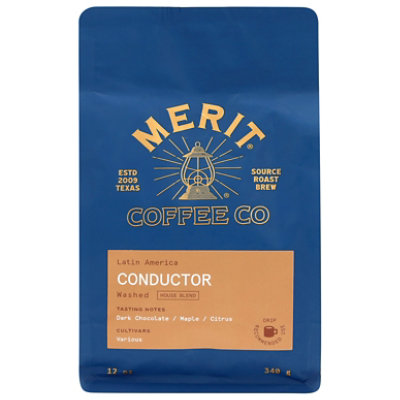 Merit Conductor Blend Whole Bean - 12 OZ - Image 2