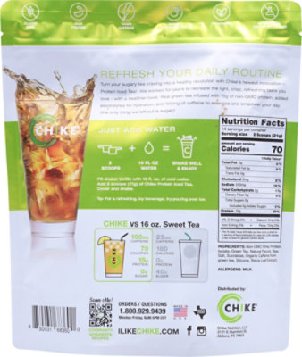 Chike Protein Iced Tea Green Tea 14ct - 14 CT - Image 6