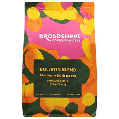 Broadsheet Coffee Bulletin Blend Whole Bean - 11 OZ - Image 2