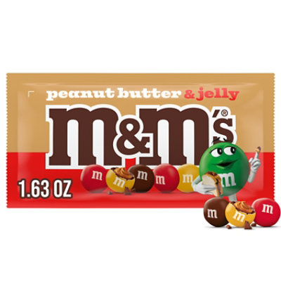 M&M'S Peanut Butter And Jelly Candy Milk Chocolate Singles - 1.63 Oz - Image 1