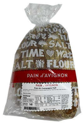 Pain Davignon Pain De Campagne Sliced Half Boule - 24 OZ - Image 1