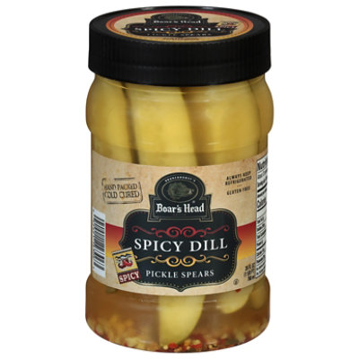 Boars Head Spicy Dill Pickle Spears - 26 OZ - Image 2