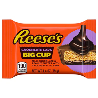 Reeses Milk W Pb & Chocolate Lava Big Cup Standard Bar - EA - Image 3