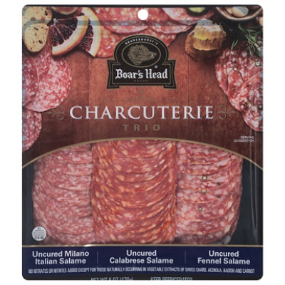 Boars Head Charcuterie Uncured Salame Trio Tray - 6 OZ - Image 1