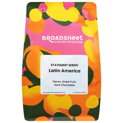 Broadsheet Coffee Statement Series Latin America Whole Bean - 11 OZ - Image 1