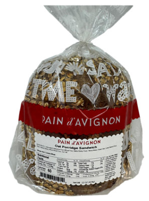 Pain Davignon Oat Porridge Sliced Half Sandwich Loaf - 22 OZ - Image 1