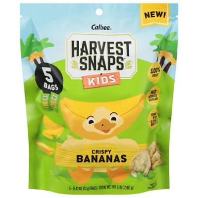 Harvest Snaps Kids Crispy Bananas 2.10oz - 2.1 OZ - Image 3