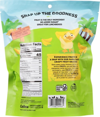 Harvest Snaps Kids Crispy Bananas 2.10oz - 2.1 OZ - Image 6