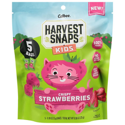 Harvest Snaps Kids Crispy Strawberries .90oz - .9 OZ - Image 3