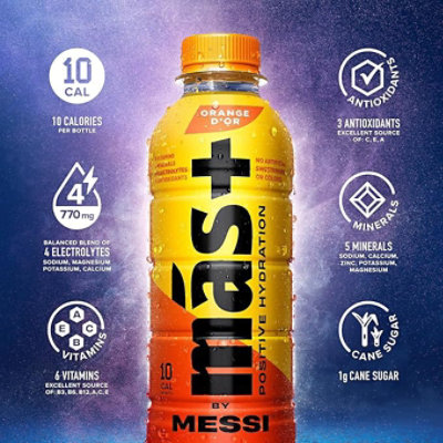 Mas+ by Messi Orange d'Or Bottle - 16.9 Fl. Oz. - Image 5