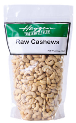 Haggen Cashews Raw - 20 Oz - Image 1
