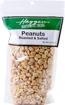 Haggen Roasted Salted Peanuts - 22 Oz - Image 1