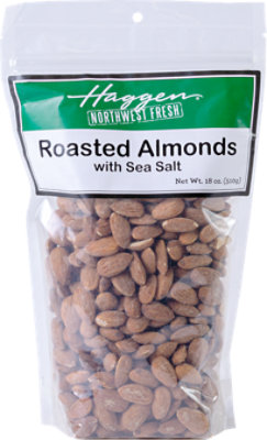 Haggen Roasted Almonds with Sea Salt - 18 Oz - Image 1