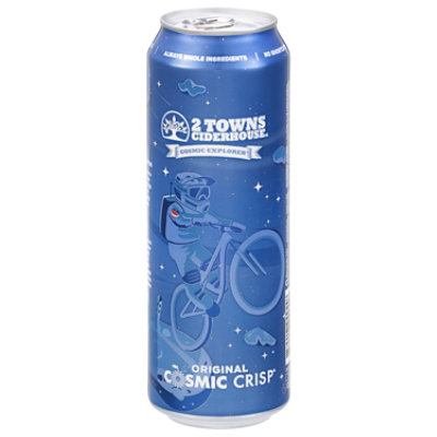 2 Towns Ciderhouse Cosmic Crisp Single - 1-19.2 Fl. Oz. In Cans - 19.2 FZ - Image 2