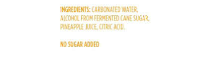 Spiked Spindrift Pineapple Sparkling Water In Cans - 19.2 FZ - Image 4