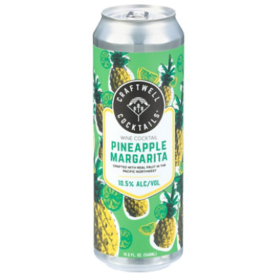 Craftwell Cocktails Pineapple Margarita Single Can - 1-19.2 Fl. Oz In Cans - 19.2 FZ - Image 2