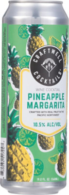 Craftwell Cocktails Pineapple Margarita Single Can - 1-19.2 Fl. Oz In Cans - 19.2 FZ - Image 3