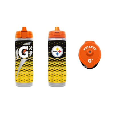 Gatorade Gx Bottle Nfl Steelers Diy 30 Oz - 5.728 OZ - Image 1