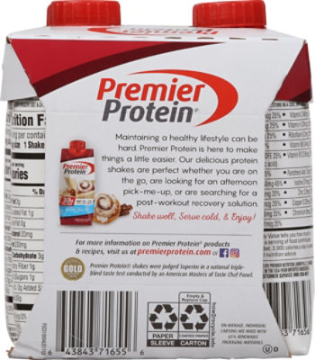 Premier Protein Rtd Shake Cinn Roll - 4-11 FZ - Image 6