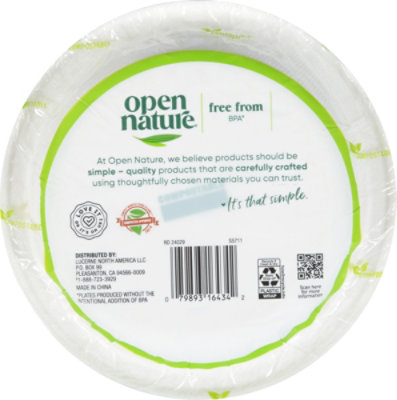 Open Nature Compostable 6 In Plates 20 Count - 20 CT - Image 4