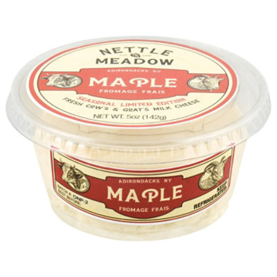 Nettle Meadow Cheese Fresh Chevre Maple - 5 OZ - Image 1