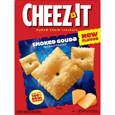 Cheez-It Cheese Crackers Smoked Gouda Baked Snack Crackers - 12.4 Oz - Image 5