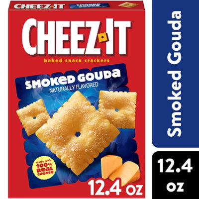 Cheez-It Cheese Crackers Smoked Gouda Baked Snack Crackers - 12.4 Oz - Image 1