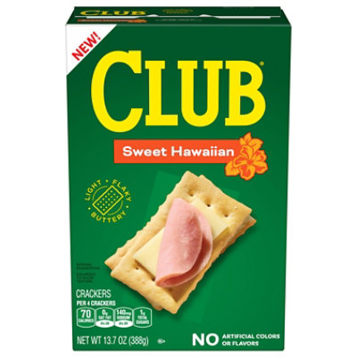 Club Crackers Sweet Hawaiian - 13.7 Oz - Image 1