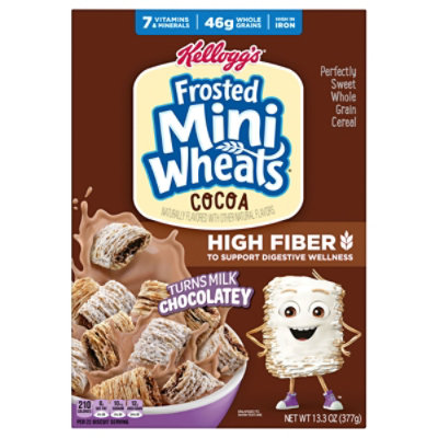Kellogg's Frosted Mini-Wheats Cocoa High Fiber Breakfast Cereal - 13.3 Oz - Image 4