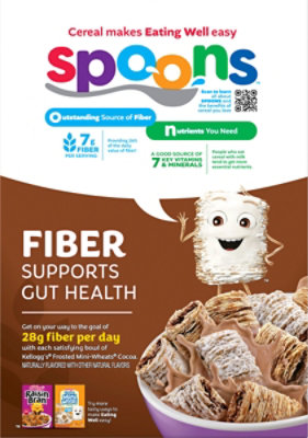 Kellogg's Frosted Mini-Wheats Cocoa High Fiber Breakfast Cereal - 13.3 Oz - Image 7