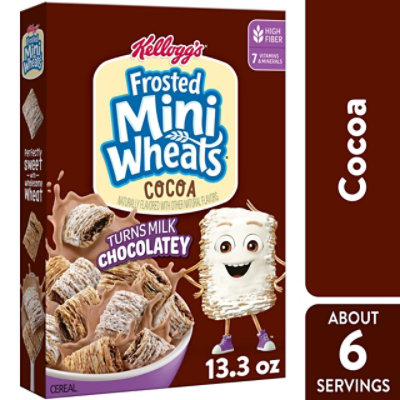 Kelloggs Mini Wheats Cereal Cocoa 13.3oz - 13.3 OZ - Image 1