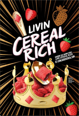 General Mills Loaded Chocolate Strawberry Breakfast Cereal - 15.6 OZ - Image 6