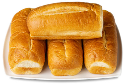 French Bread Sub Rolls 6 Inch 4 Count - EA - Image 1