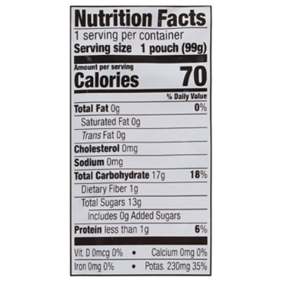 Earths Best Organic 2nd Foods Banana Blueberry Puree Pouch - 3.5 OZ - Image 3