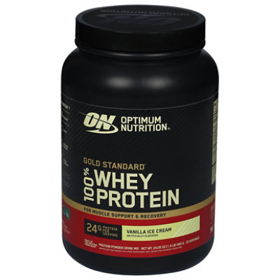 Optimum Nutrition Vanilla Whey Powder - 1.7 LB - Image 2