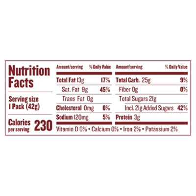 Justins Dark Choc Peanut Butter Pieces 1.5oz - 1.5 OZ - Image 3