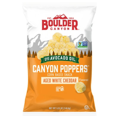 Boulder Canyon Poppers White Cheddar 5.25oz - 5.25 OZ - Image 2