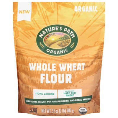 Natures Path Flour Whole Wheat Organic - 32 OZ - Image 3