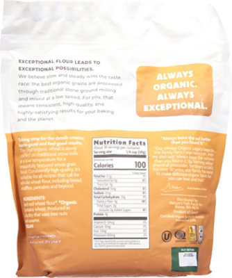 Natures Path Flour Whole Wheat Organic - 32 OZ - Image 6