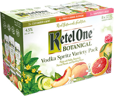 Ketel One Botanical Vodka Spritz 8pack - 8-12 FZ - Image 1
