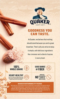 Quaker Instant Oatmeal Cinnamon Spice - 12.1 Oz - Image 6