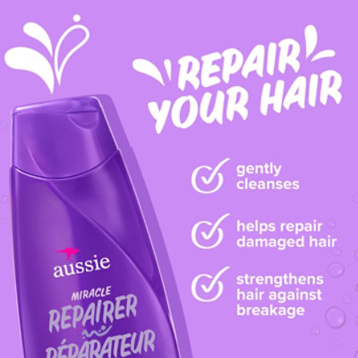 Aussie Miracle Repair Shampoo Moisturizing/dry Cosmetic - 12.1 FZ - Image 3